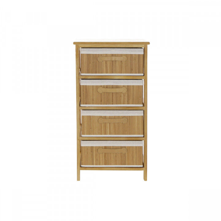 Chest of drawers DKD Home Decor Natural Bamboo Paolownia wood 42 x 32 x 81 cm