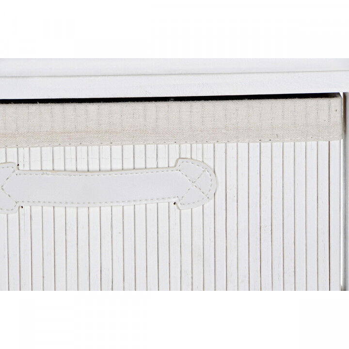 Cajonera DKD Home Decor Blanco Bambú Madera de Paulonia 42 x 32 x 63 cm