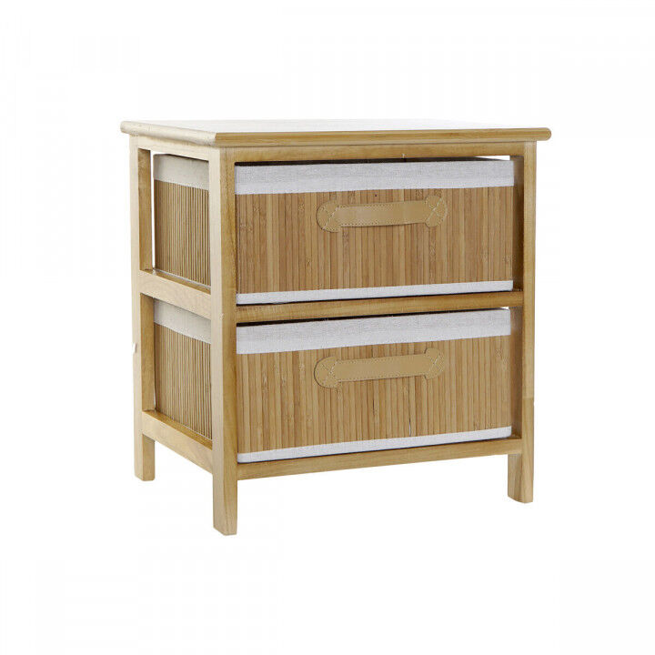Cassettiera DKD Home Decor Naturale Bambù Legno di paulownia 42 x 32 x 45 cm