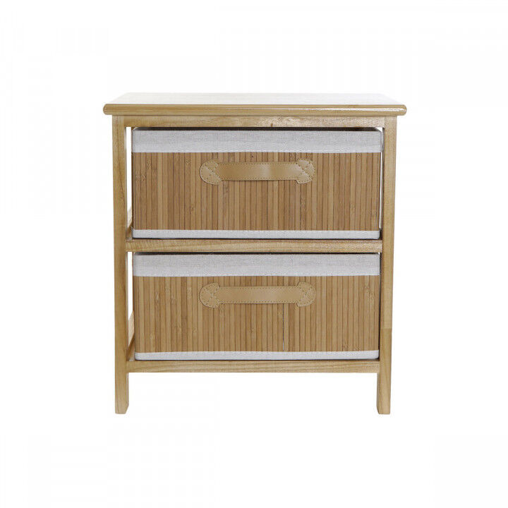 Cassettiera DKD Home Decor Naturale Bambù Legno di paulownia 42 x 32 x 45 cm