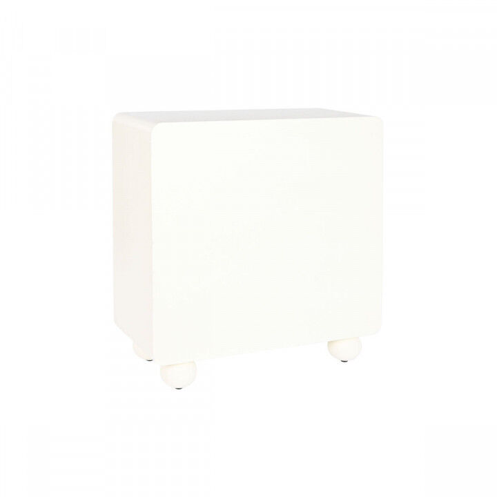 Caisson à Tiroirs DKD Home Decor Blanc Bois MDF Moderne 80 x 37 x 85 cm 80 x 37 x 86 cm