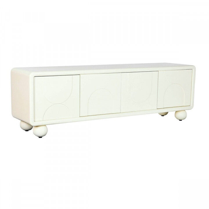 Mobile TV DKD Home Decor Bianco Legno MDF 160 x 37 x 50 cm