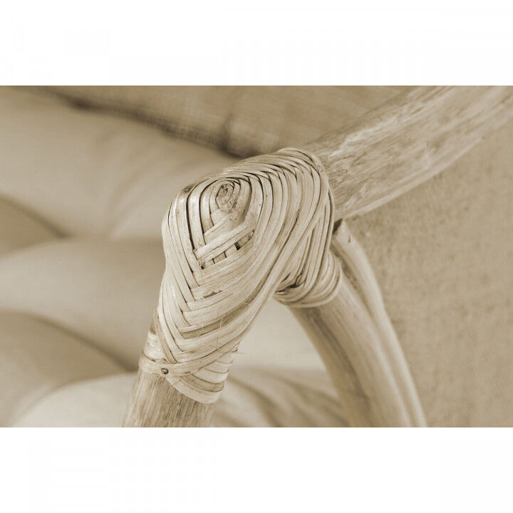 Poltrona da giardino DKD Home Decor Bianco Marrone 66 x 50 x 90 cm 63 x 66 x 88 cm 65 x 63 x 90 cm