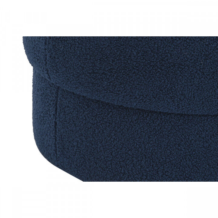 Voetensteun DKD Home Decor Blauw Fluweel 55 x 55 x 40 cm