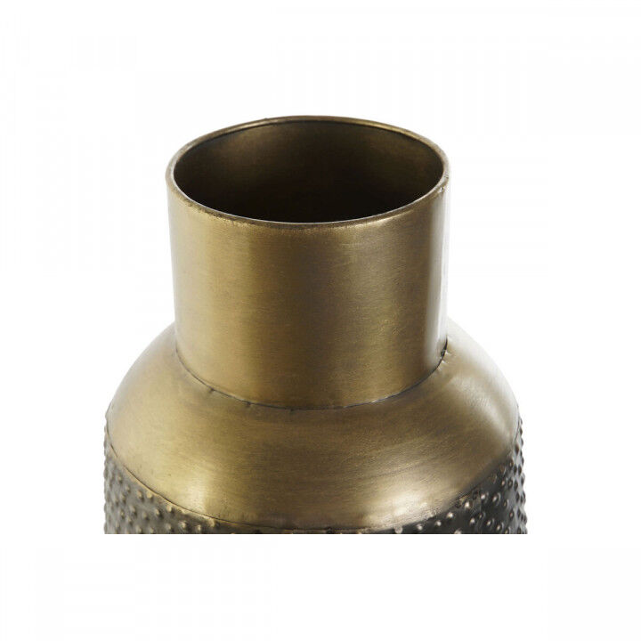 Vaas DKD Home Decor Grijs Gouden Donker grijs Metaal Modern 25 x 25 x 56,5 cm