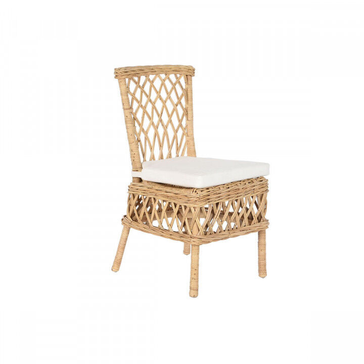 Chair DKD Home Decor White Natural 45 x 55 x 85 cm 45 x 55 x 90 cm 47 x 58 x 90 cm