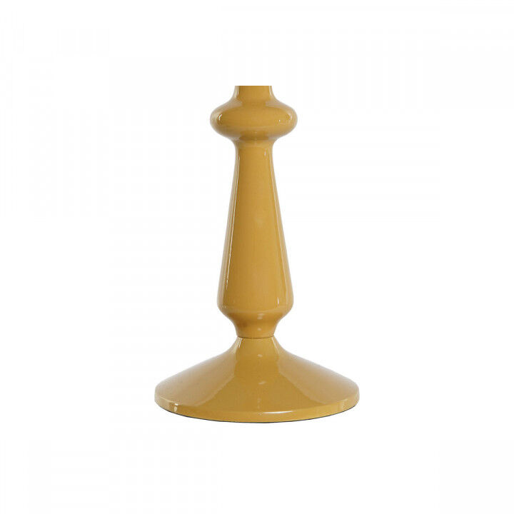 Pot à Bougie Home ESPRIT Moutarde Terre cuite Aluminium 10 x 10 x 32 cm (2 Unités)