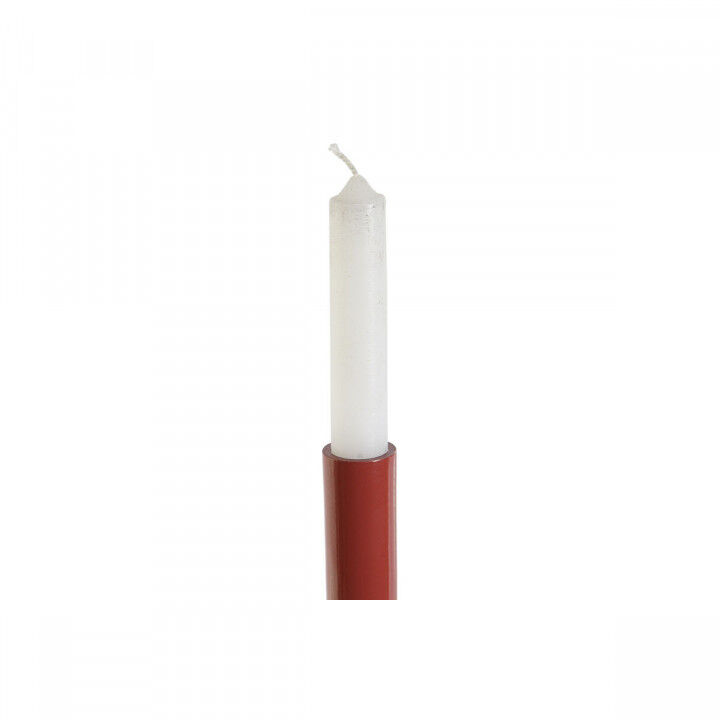 Candle Holder Home ESPRIT Mustard Terracotta Aluminium 10 x 10 x 41 cm (2 Units)