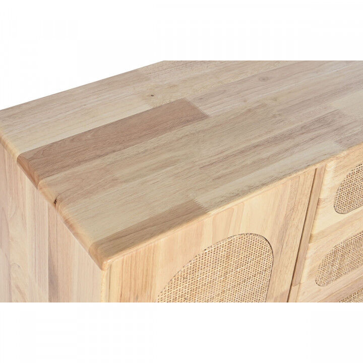 Anrichte DKD Home Decor natürlich Metall Rattan Kautschukholz 73,5 x 35 x 78 cm