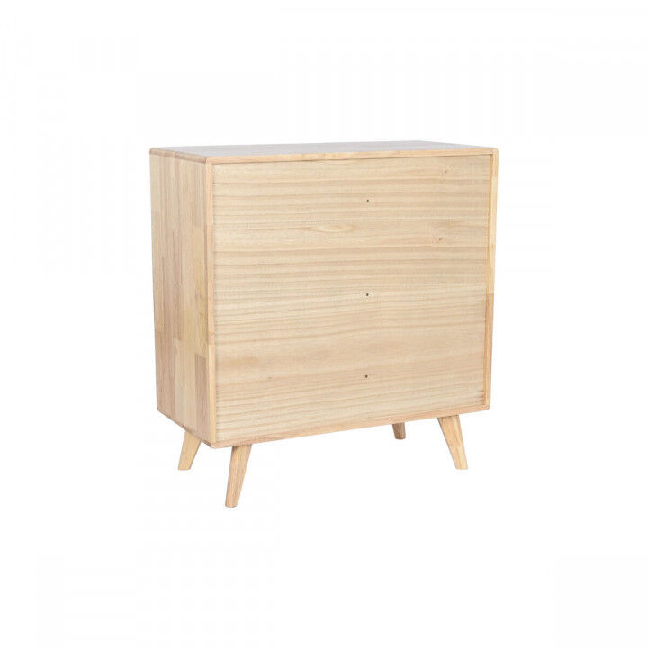 Aparador DKD Home Decor Natural Metal Ratán Madera de caucho 73,5 x 35 x 78 cm