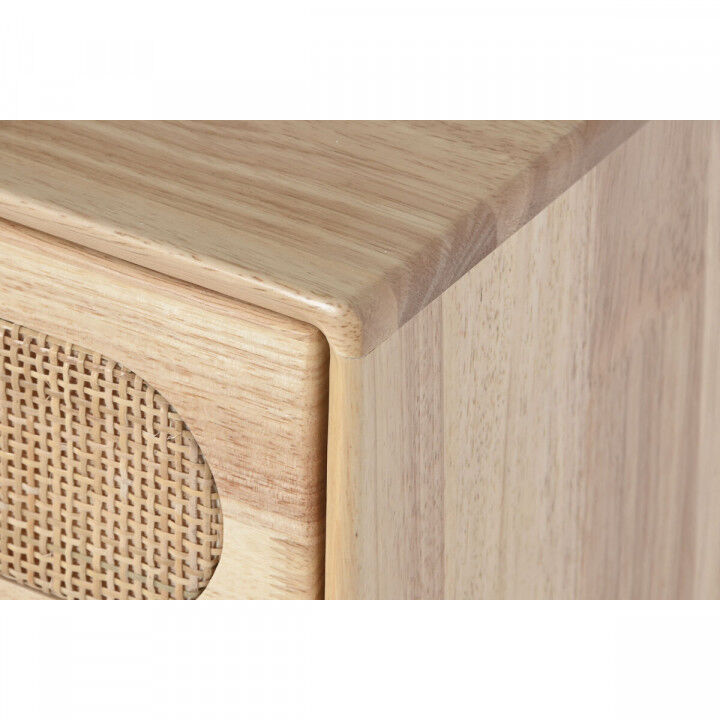 Cajonera DKD Home Decor Natural Metal Madera de caucho 40 x 30 x 63 cm
