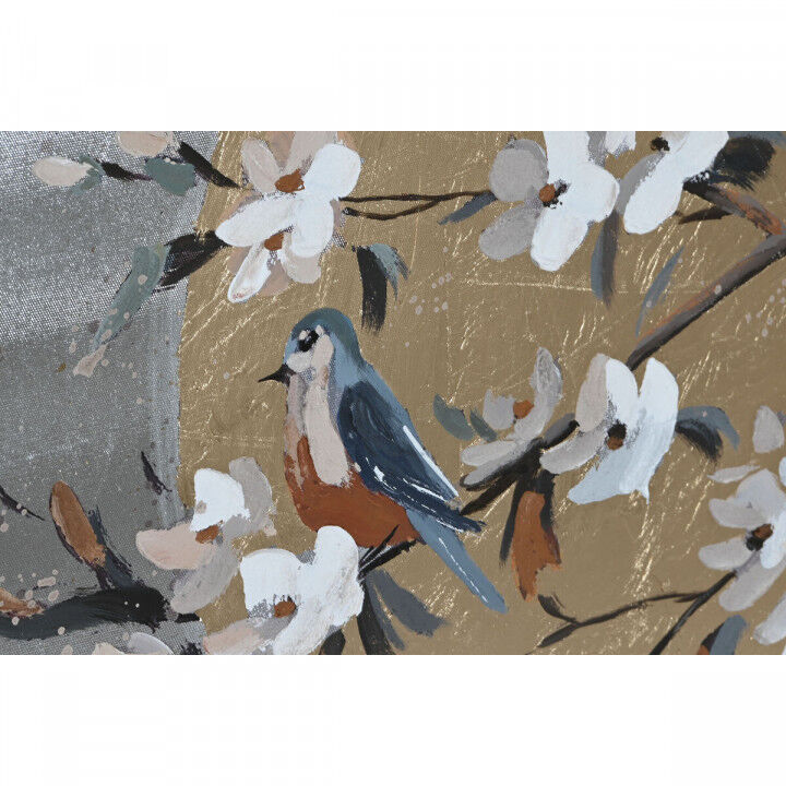 Canvas Home ESPRIT Bird Oriental 120 x 3,7 x 60 cm (2 Units)
