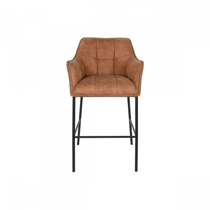 Hocker DKD Home Decor Schwarz Camel Metall 59 x 60 x 107 cm