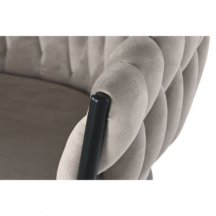 Sgabello DKD Home Decor Nero Beige Metallo 61 x 52 x 101 cm