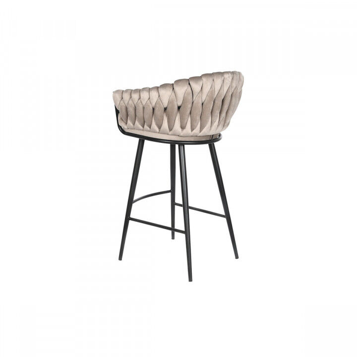 Taburete DKD Home Decor Negro Beige Metal 61 x 52 x 101 cm