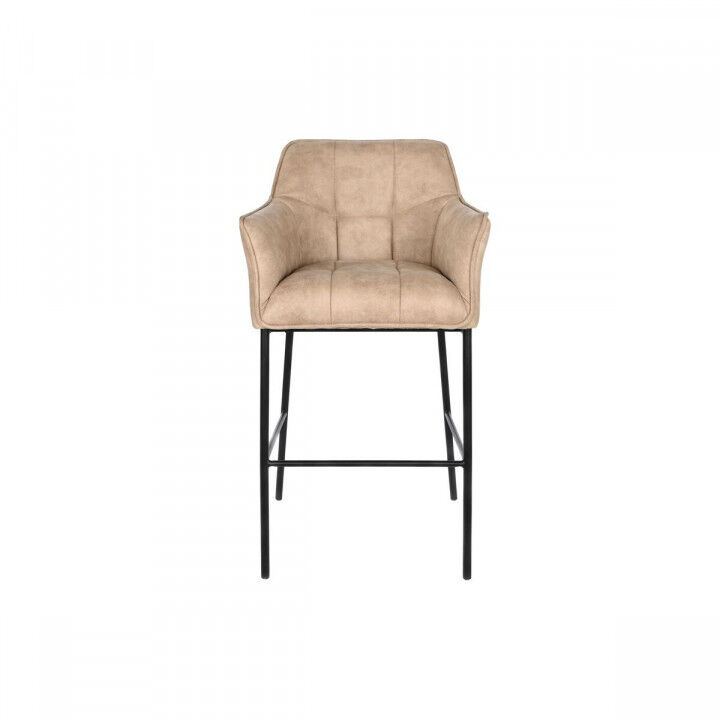 Kruk DKD Home Decor Zwart Beige Metaal 59 x 60 x 107 cm