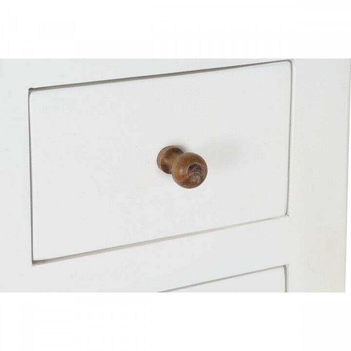 Ladenkast DKD Home Decor Wit Bruin Acacia Mangohout Stads 110 x 45 x 100 cm