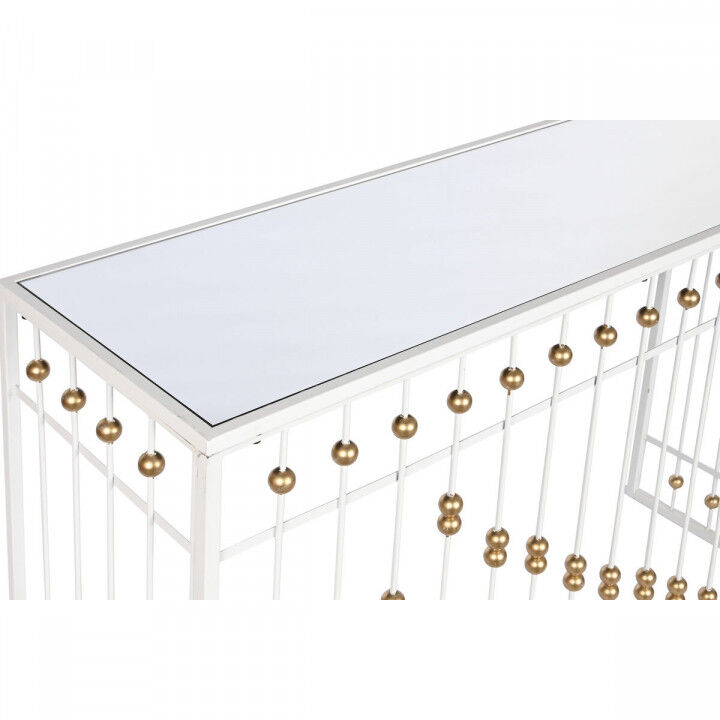 Ingresso Home ESPRIT Bianco Dorato 120 x 40 x 80 cm