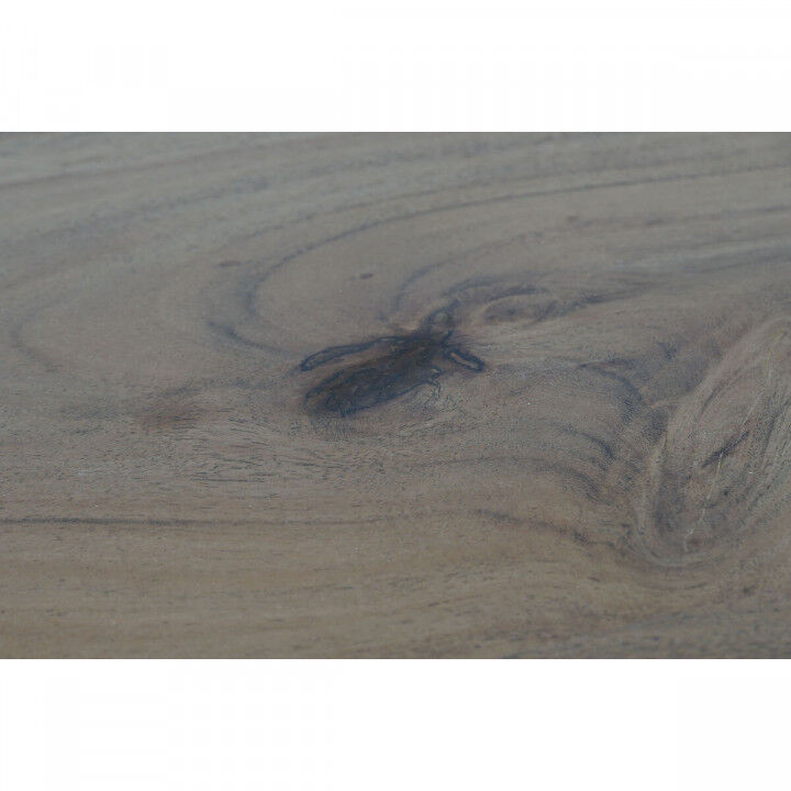 Table de Salle à Manger DKD Home Decor Blanc Marron Bois d'acacia Bois de manguier 200 x 100 x 80 cm