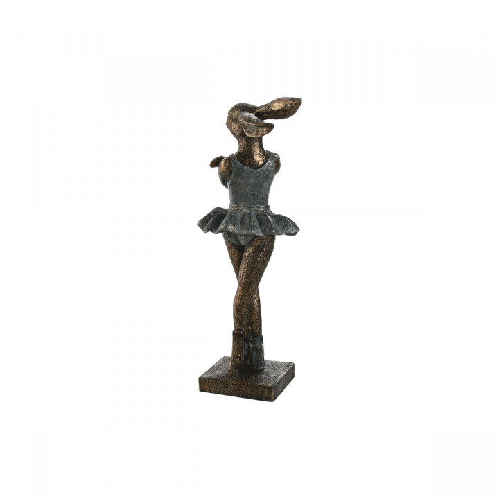 Figura Decorativa Home ESPRIT Azul Rosa Dorado Romántico Bailarina Ballet 13 x 12 x 30,5 cm (2 Unidades)