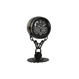 Table clock Home ESPRIT Black Silver