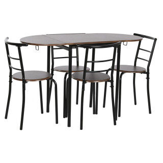Tafel met vier stoelen DKD Home Decor 121 x 55 x 78 cm