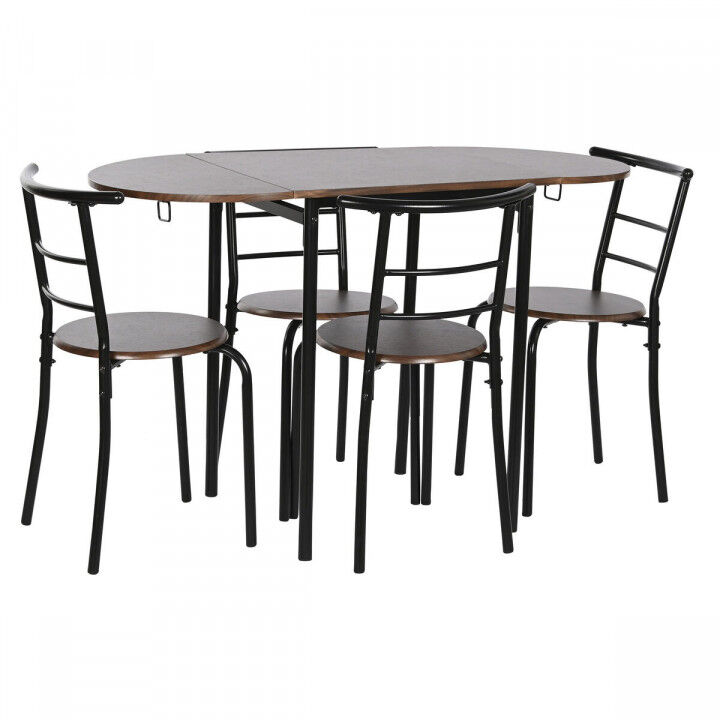 Conjunto de Mesa con 4 Sillas DKD Home Decor 121 x 55 x 78 cm