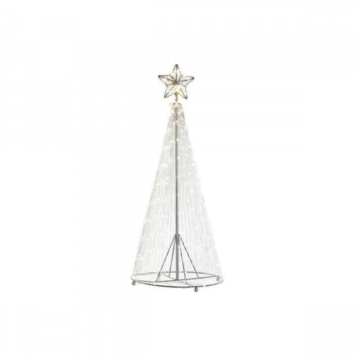 Weihnachtsbaum DKD Home Decor Silberfarben Metall 25 x 25 x 60 cm