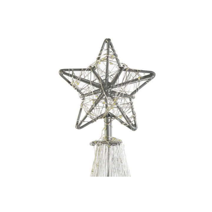 Kerstboom DKD Home Decor Zilverkleurig Metaal 25 x 25 x 60 cm