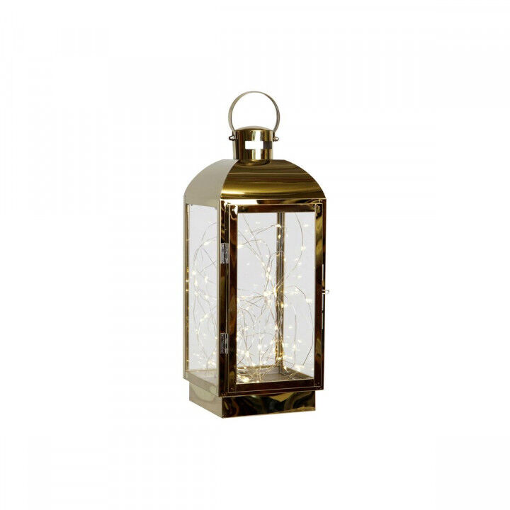 Lantern DKD Home Decor Golden Stainless steel 15 x 14 x 36 cm