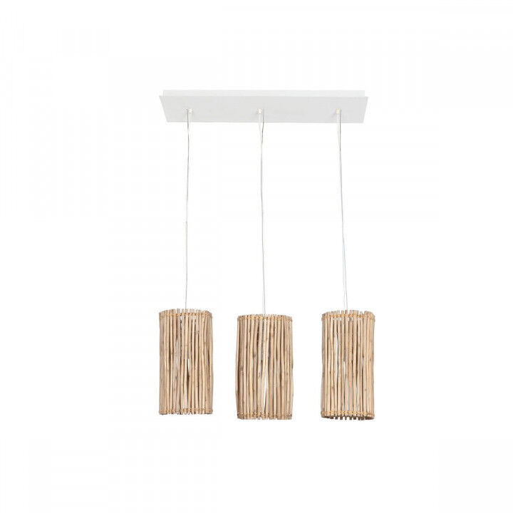 Ceiling Light Home ESPRIT White Natural Eucalyptus wood 50 W 20 x 20 x 40 cm