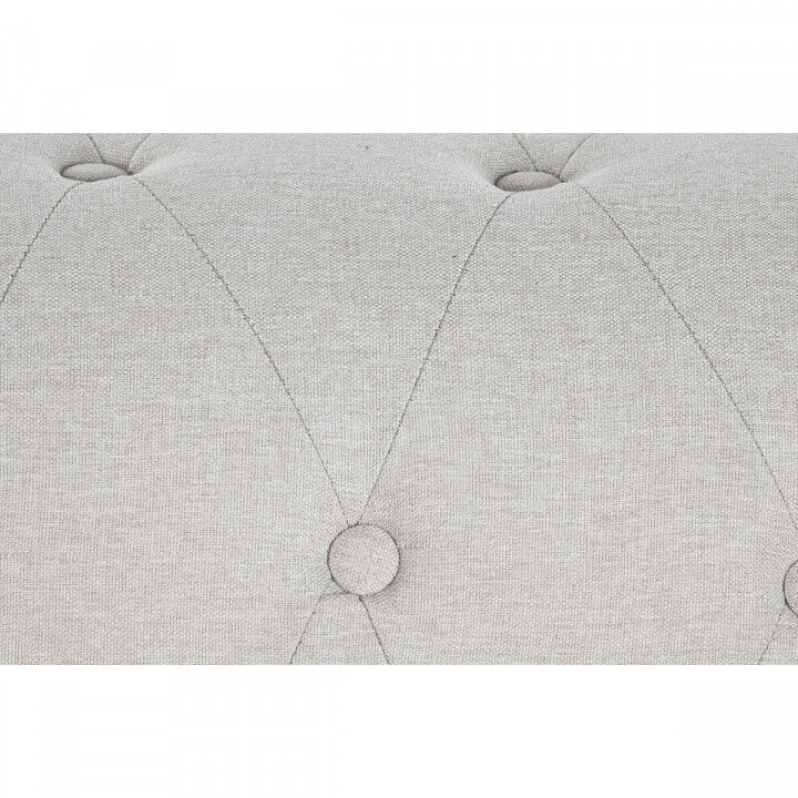 Sofá DKD Home Decor Blanco Marrón Crema Madera 209 x 84 x 76 cm