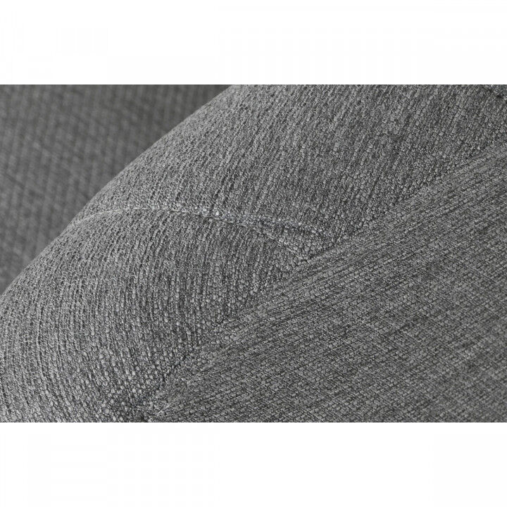 Sofá DKD Home Decor Negro Gris Espuma Madera Metal Terciopelo Scandi 129 x 75 x 73 cm