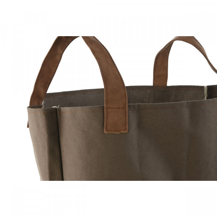 Garden waste bag Home ESPRIT Brown polialgodon Cotton 40 x 40 x 60 cm
