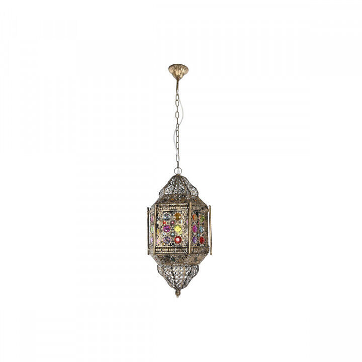 Lampadario Home ESPRIT Multicolore Dorato Metallo 50 W 29 x 26 x 105 cm