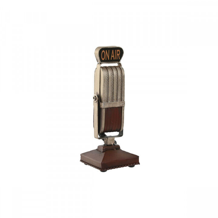 Figura Decorativa Home ESPRIT Marrón Plateado Vintage 10 x 10 x 24 cm