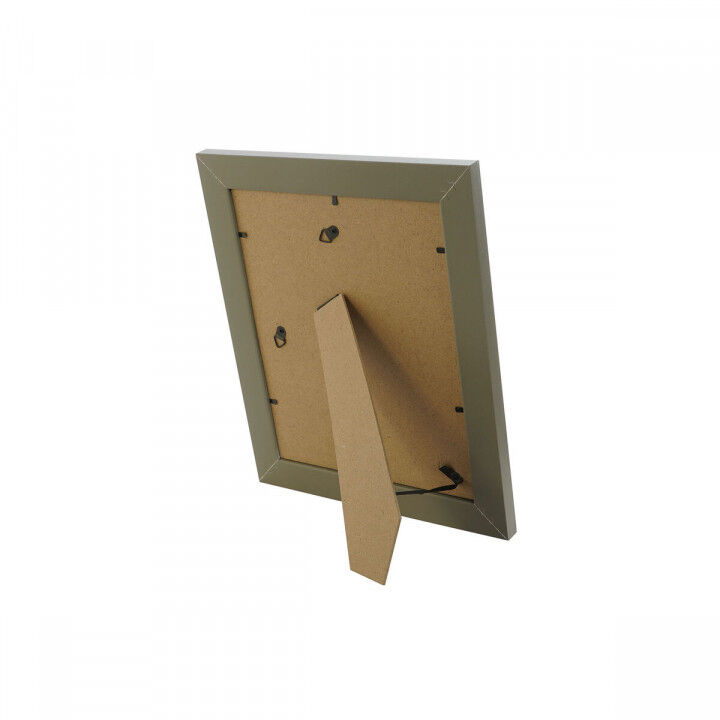 Fotolijsten Home ESPRIT Zwart Groen Natuurlijk Kristal Hout MDF Scandinavisch 26,5 x 2 x 31,5 cm (2 Stuks)