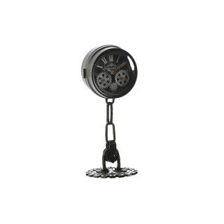 Reloj de Mesa Home ESPRIT Blanco Negro Plateado
