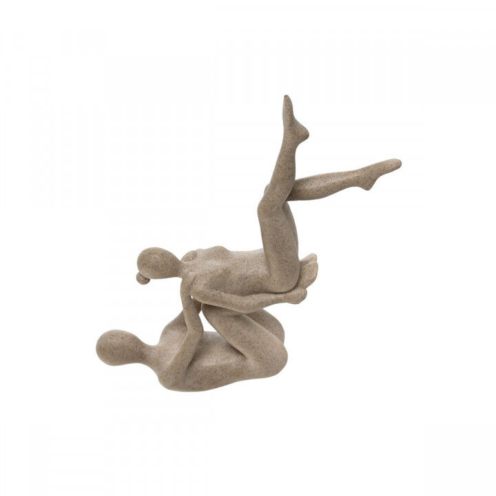 Figura Decorativa Home ESPRIT Beige Yoga 20 x 10 x 50 cm
