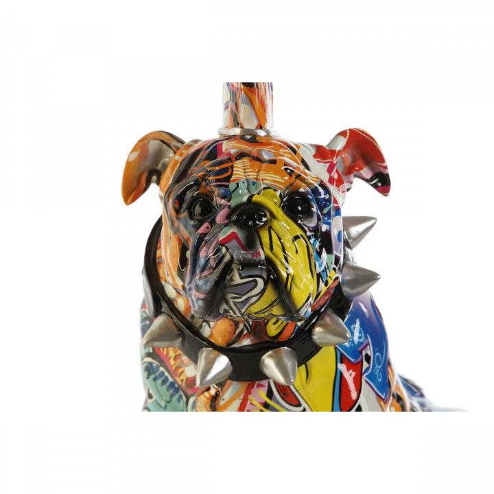 Decoratieve figuren Home ESPRIT Multicolour Hond 17 x 25 x 27 cm