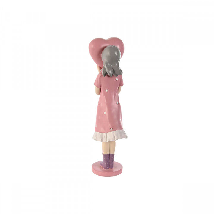 Decoratieve figuren Home ESPRIT Roze Mauve chica 10 x 8,5 x 31 cm