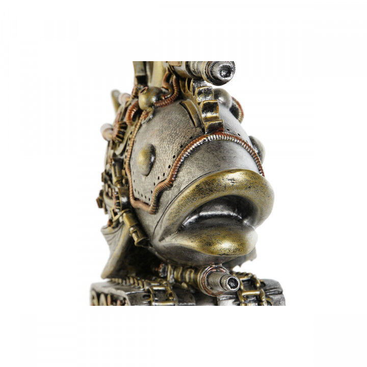 Deko-Figur Home ESPRIT Grau Bunt Fisch 31,5 x 9 x 22 cm