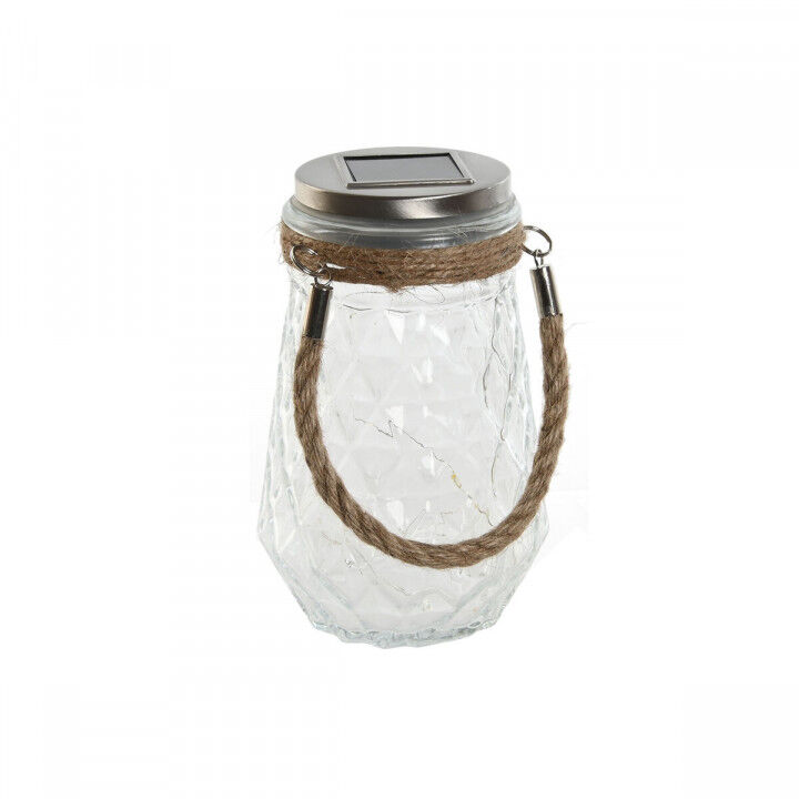 Décoration lumineuse Home ESPRIT Transparent Argenté 11 x 11 x 18 cm