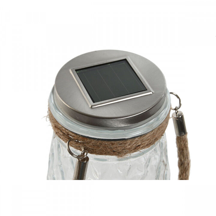 Decorazione luminosa Home ESPRIT Trasparente Argentato 11 x 11 x 18 cm