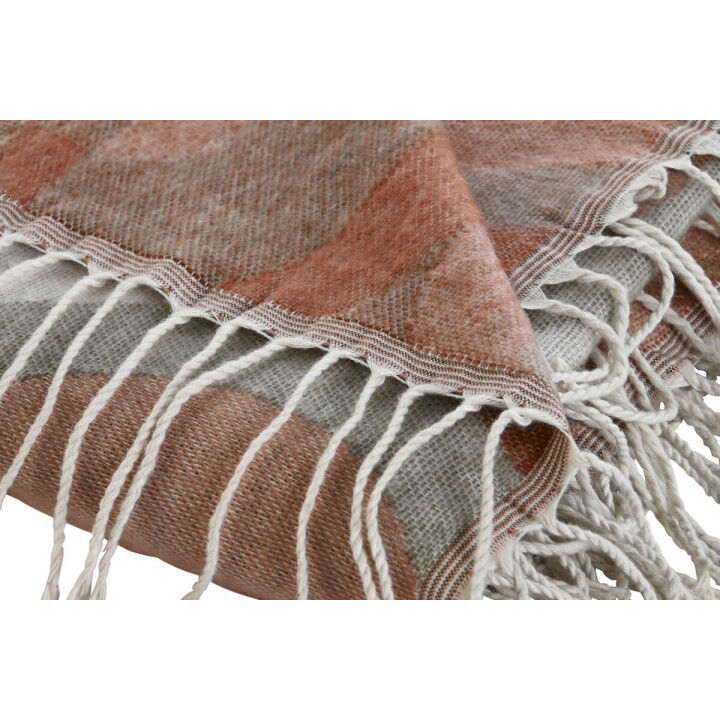 Cubrecamas Home ESPRIT Multicolor Rosa 130 x 170 cm