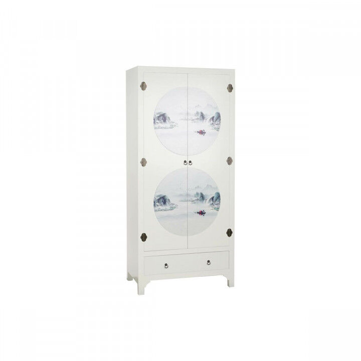 Credenza DKD Home Decor Bianco Abete Legno MDF 85,5 x 50,5 x 186,2 cm