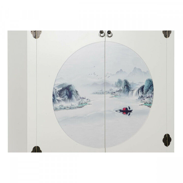 Dressoir DKD Home Decor Wit Spar Hout MDF 85,5 x 50,5 x 186,2 cm