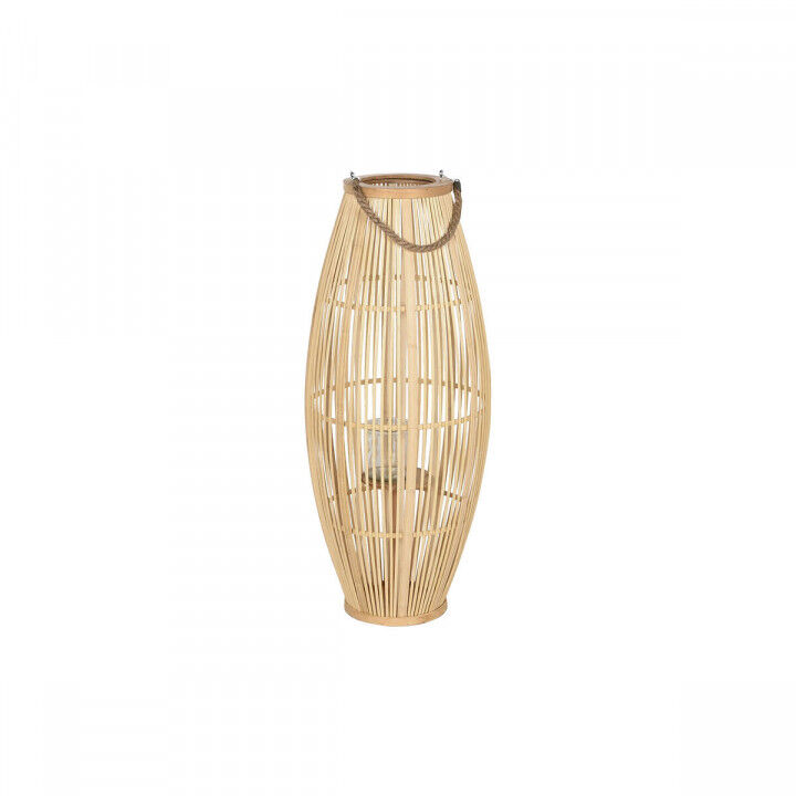 Bougeoir Home ESPRIT Naturel Marron Clair Bambou 35 x 35 x 85 cm