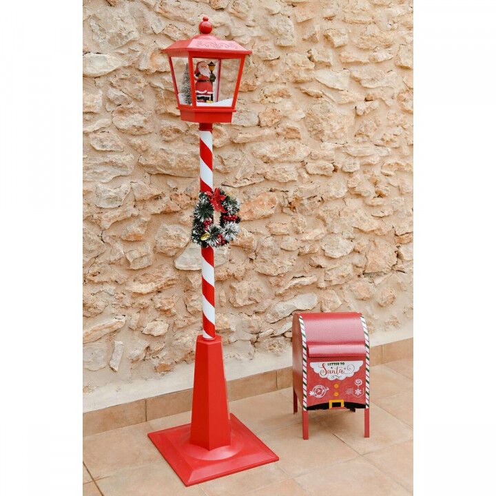 Kerstversiering DKD Home Decor Geel Wit Zwart Rood Brievenbus 28,5 x 26,5 x 52 cm