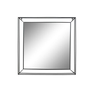 Wall mirror Home ESPRIT Black Vintage 90 x 10 x 90 cm